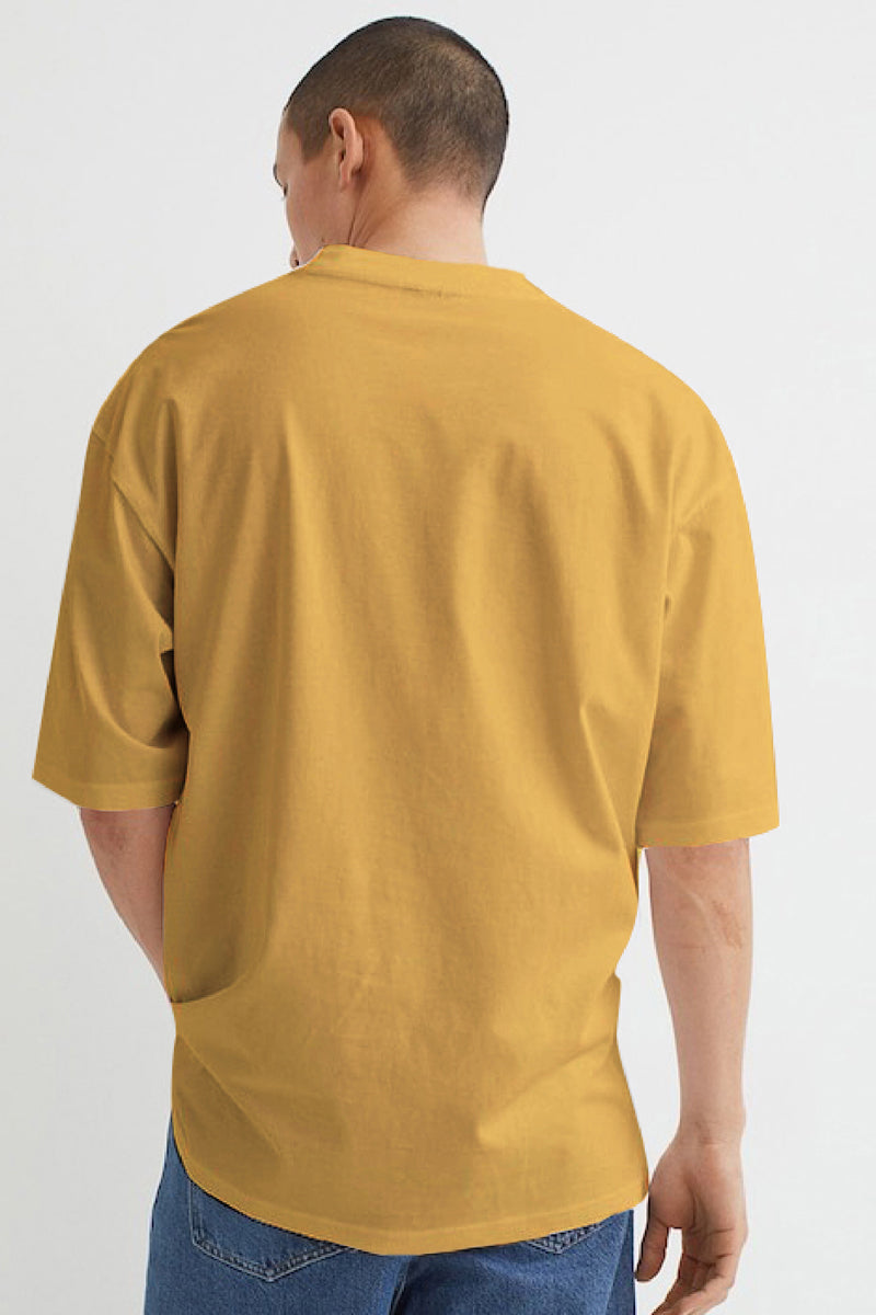 Yellow Over Size Tee by Squirehood - SQUIREHOOD