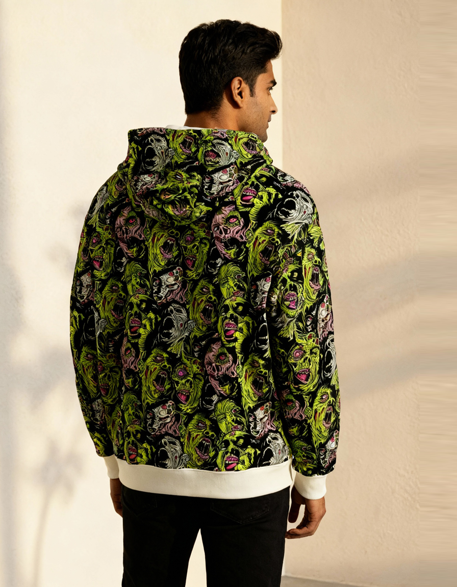 Zombies Printed Hoodie