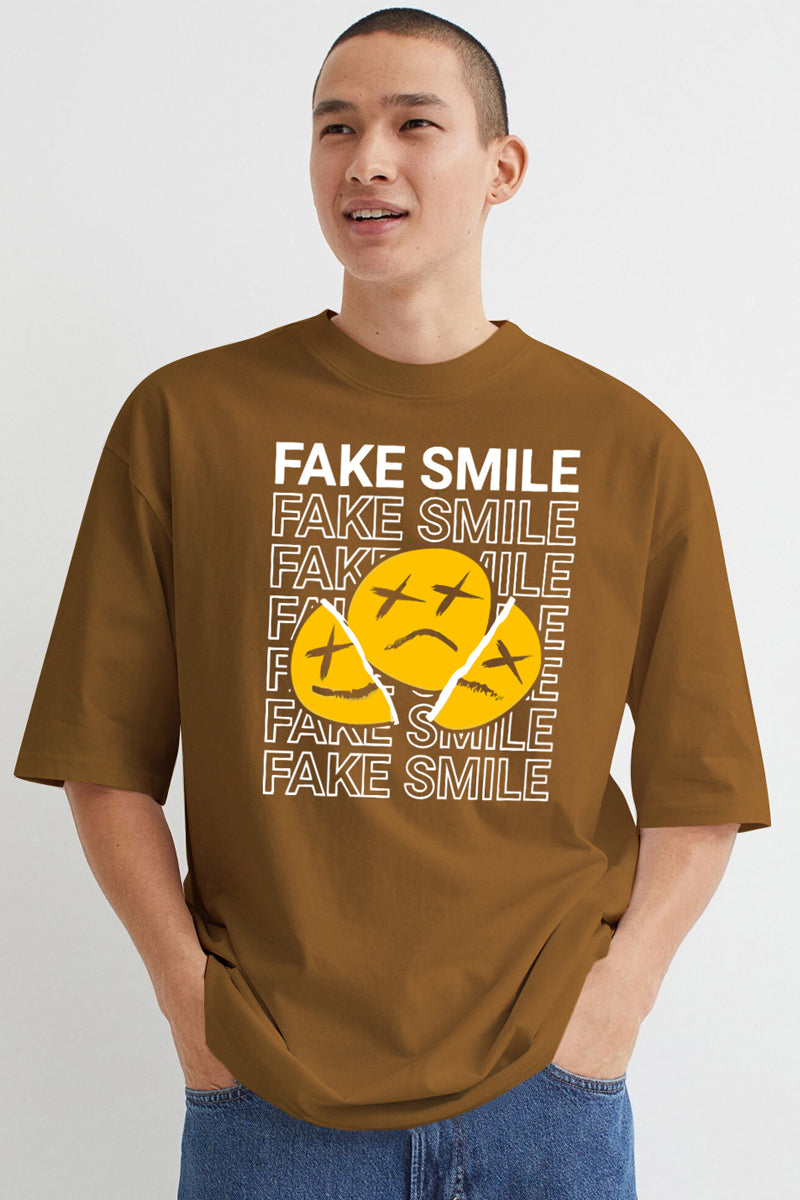 Fake Smile Over size T-Shirt