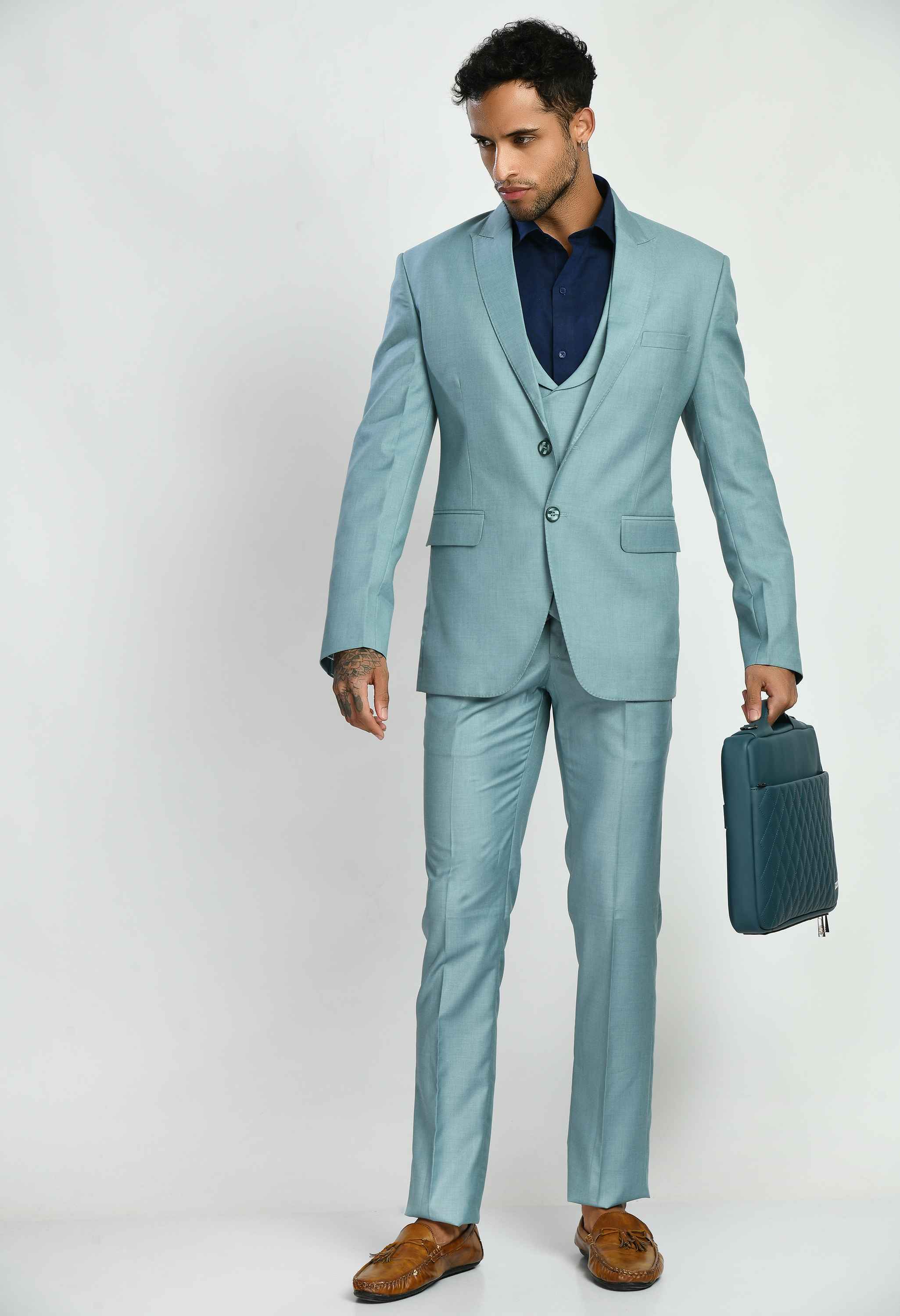 Plain Terry Nylon Suit Set