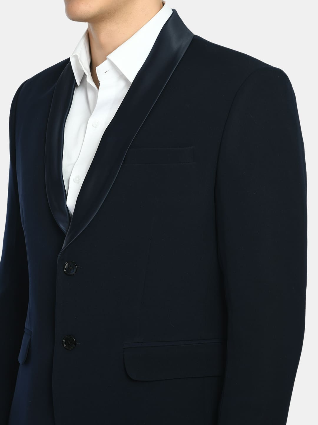 Dark Blue Italian Tuxedo Slim Fit Suit
