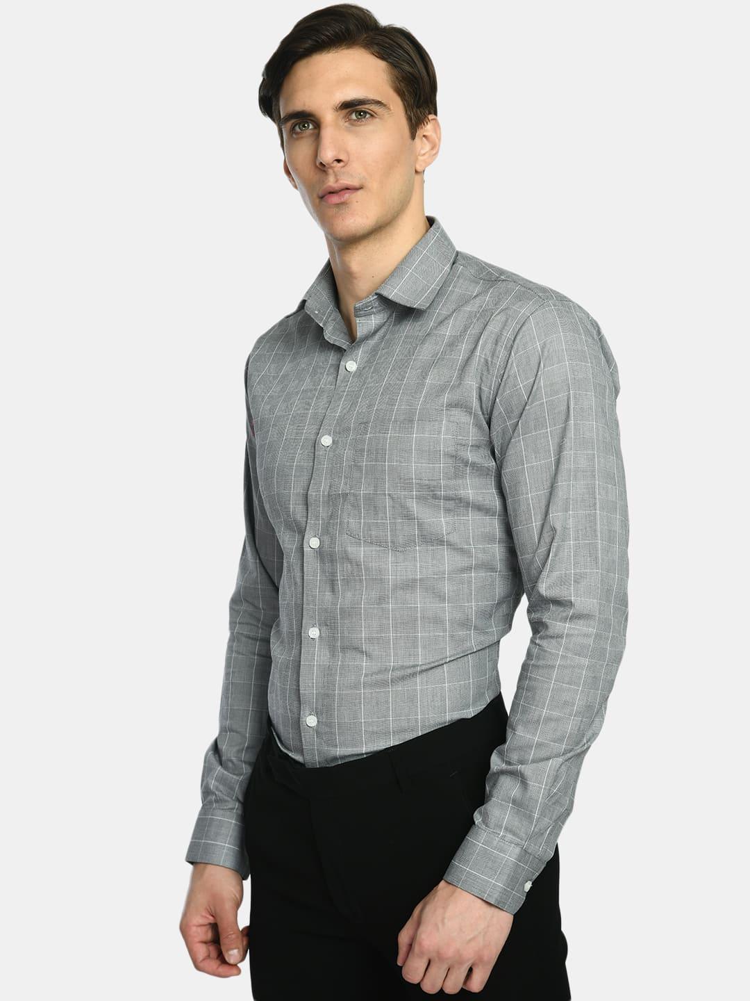 Men's Checks Cotton Regular Fit Shirt