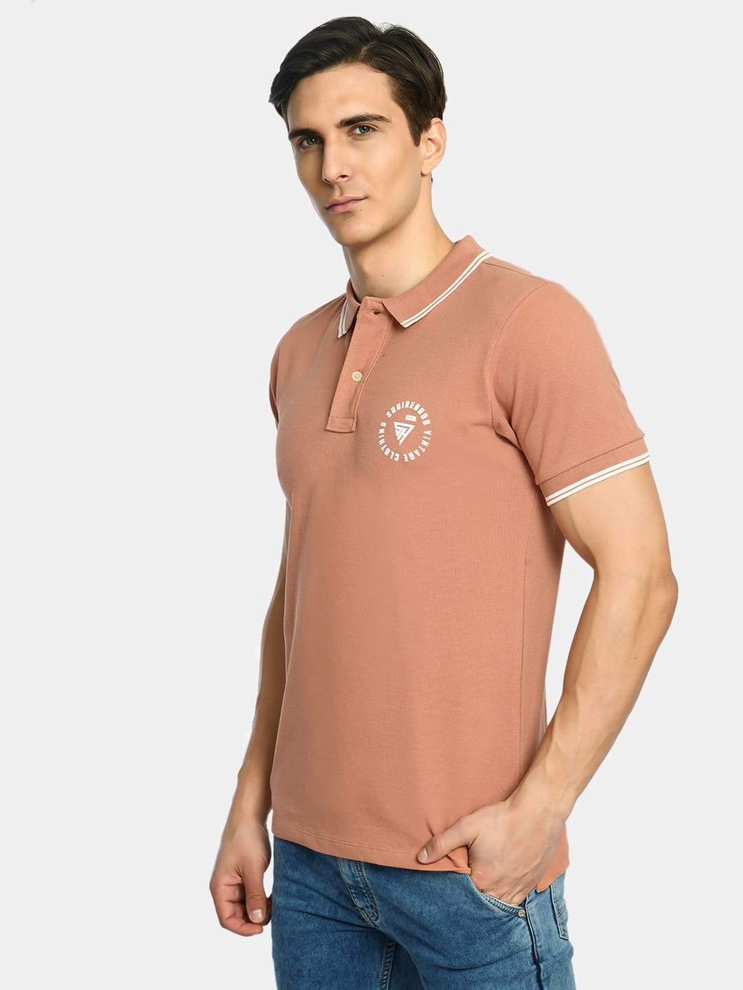 Men's Regular Fit Pique fabric Polo T-Shirt