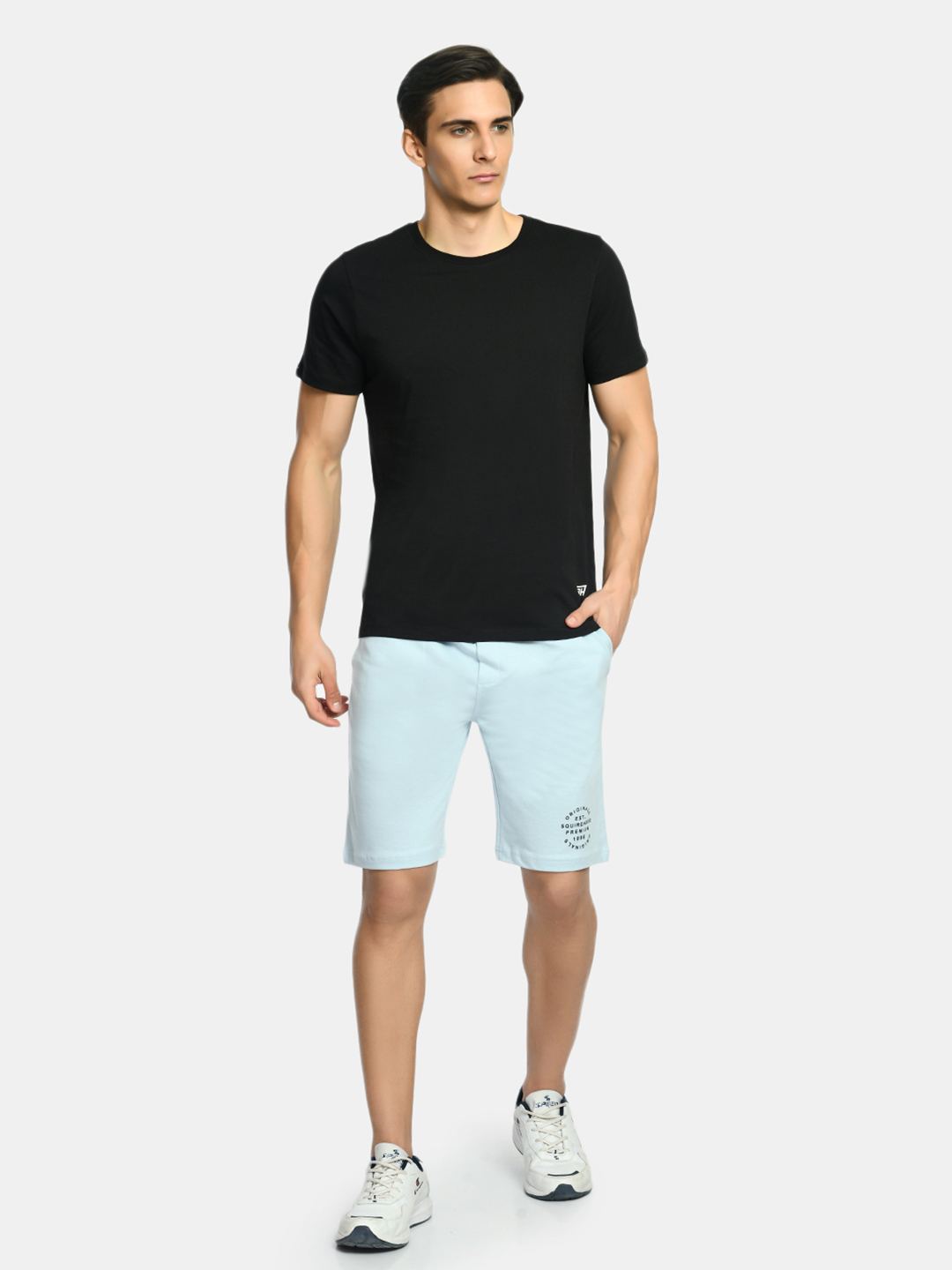 Soft Touch Regular Fit solid Knit shorts