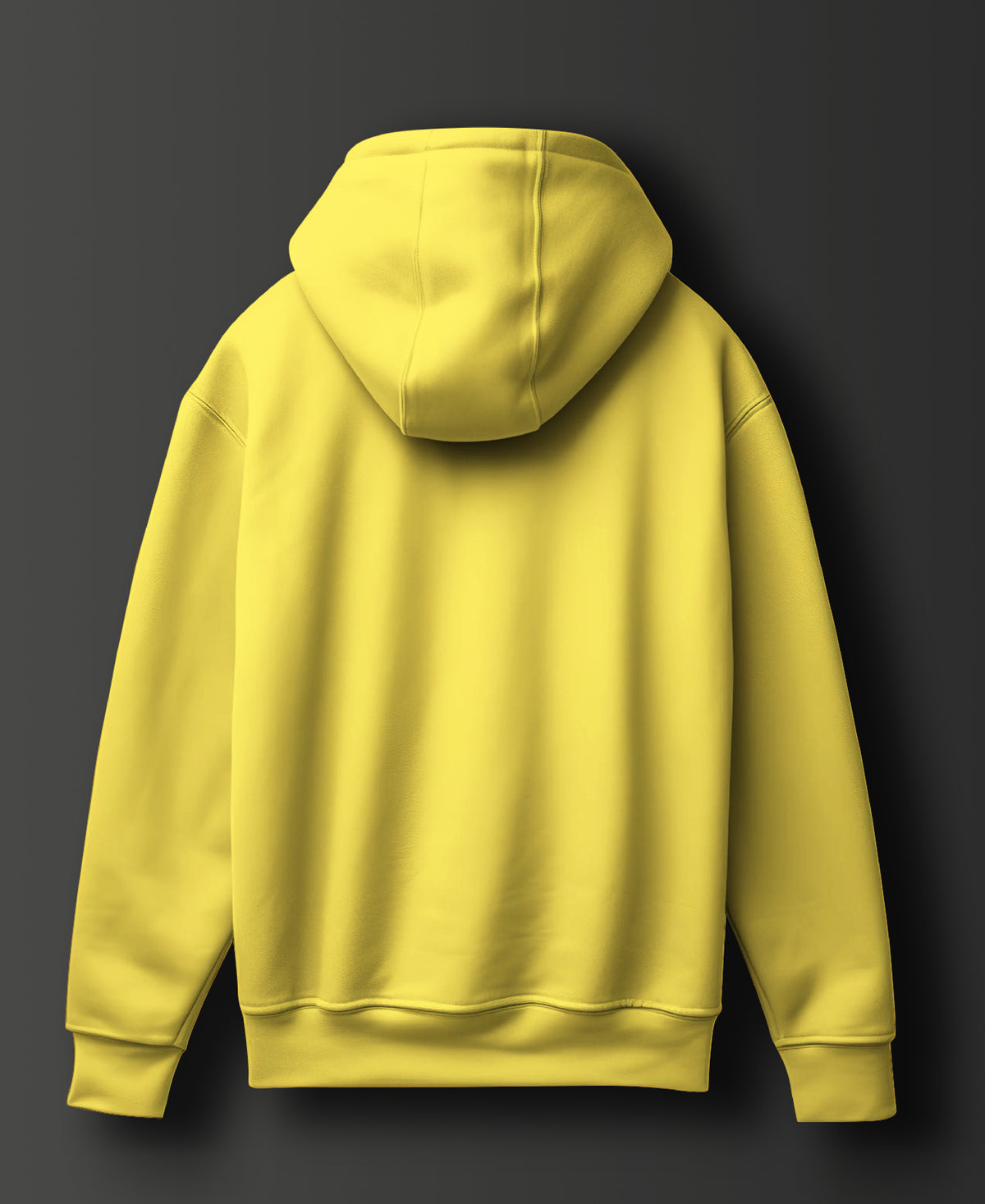 Yellow Basic Cotton Hoodie - #0106 - SQUIREHOOD