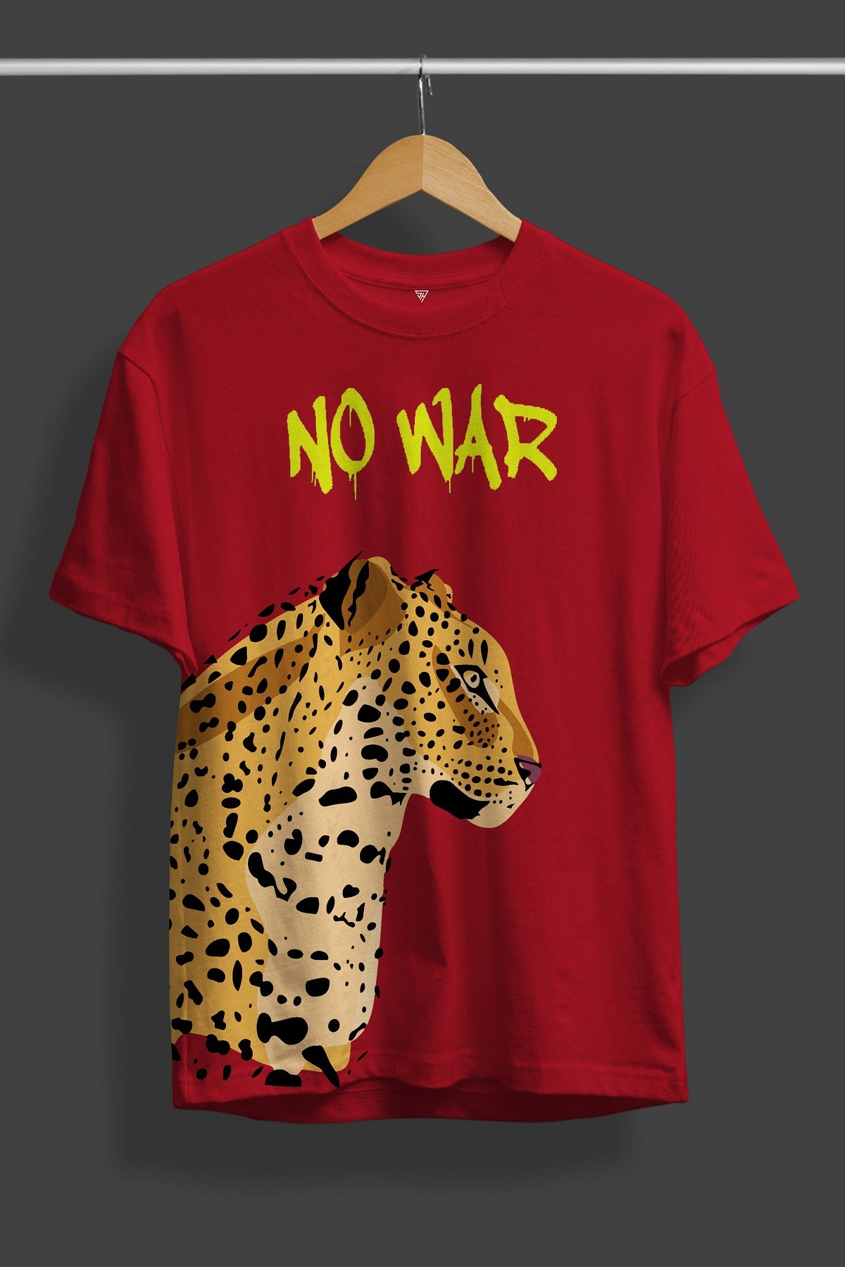 No War Tiger Graphic Printed T-Shirt