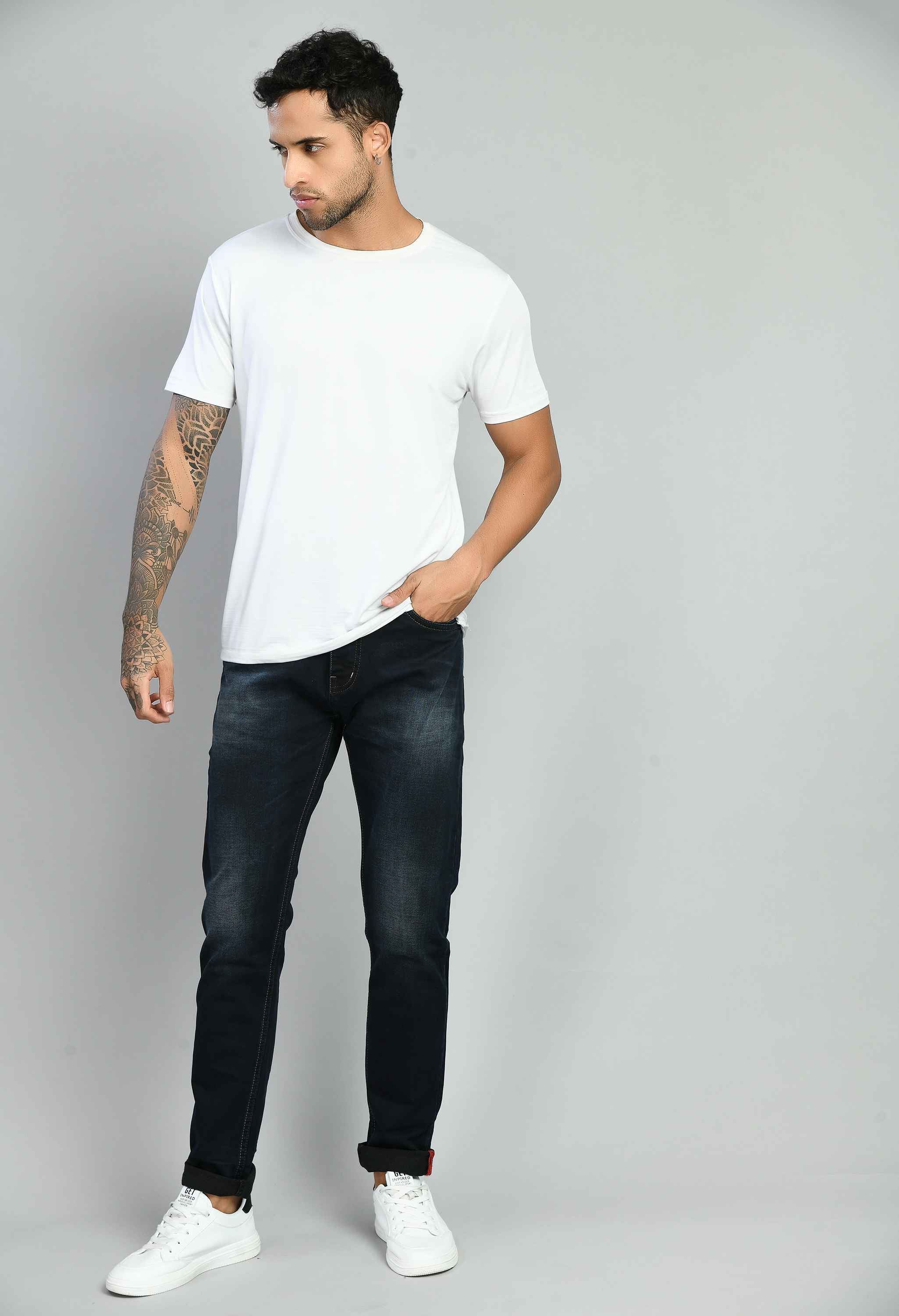 Denim Lycra Slim Fit Jeans - SQUIREHOOD