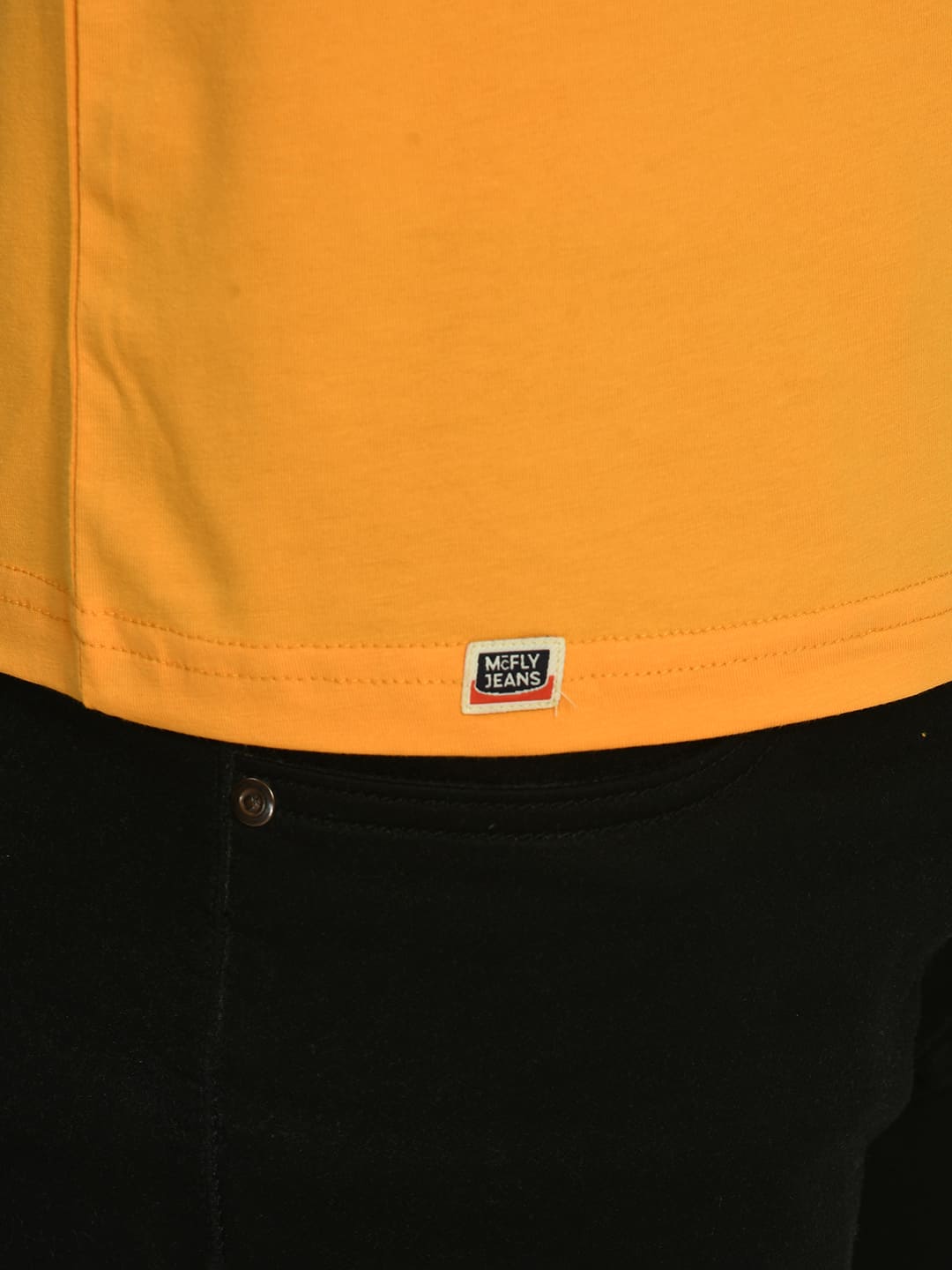 Mustard Yellow Crew Neck T-Shirt